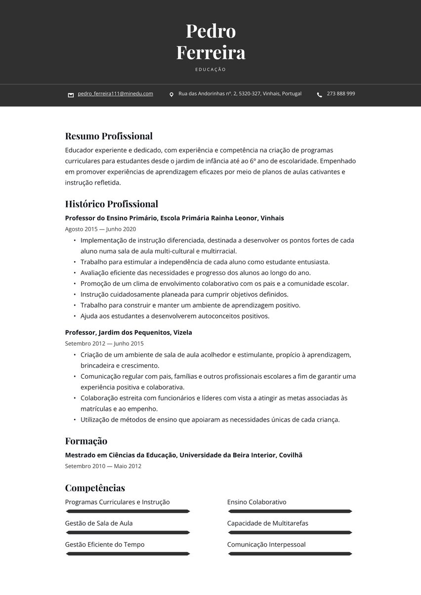 Oslo resume template
