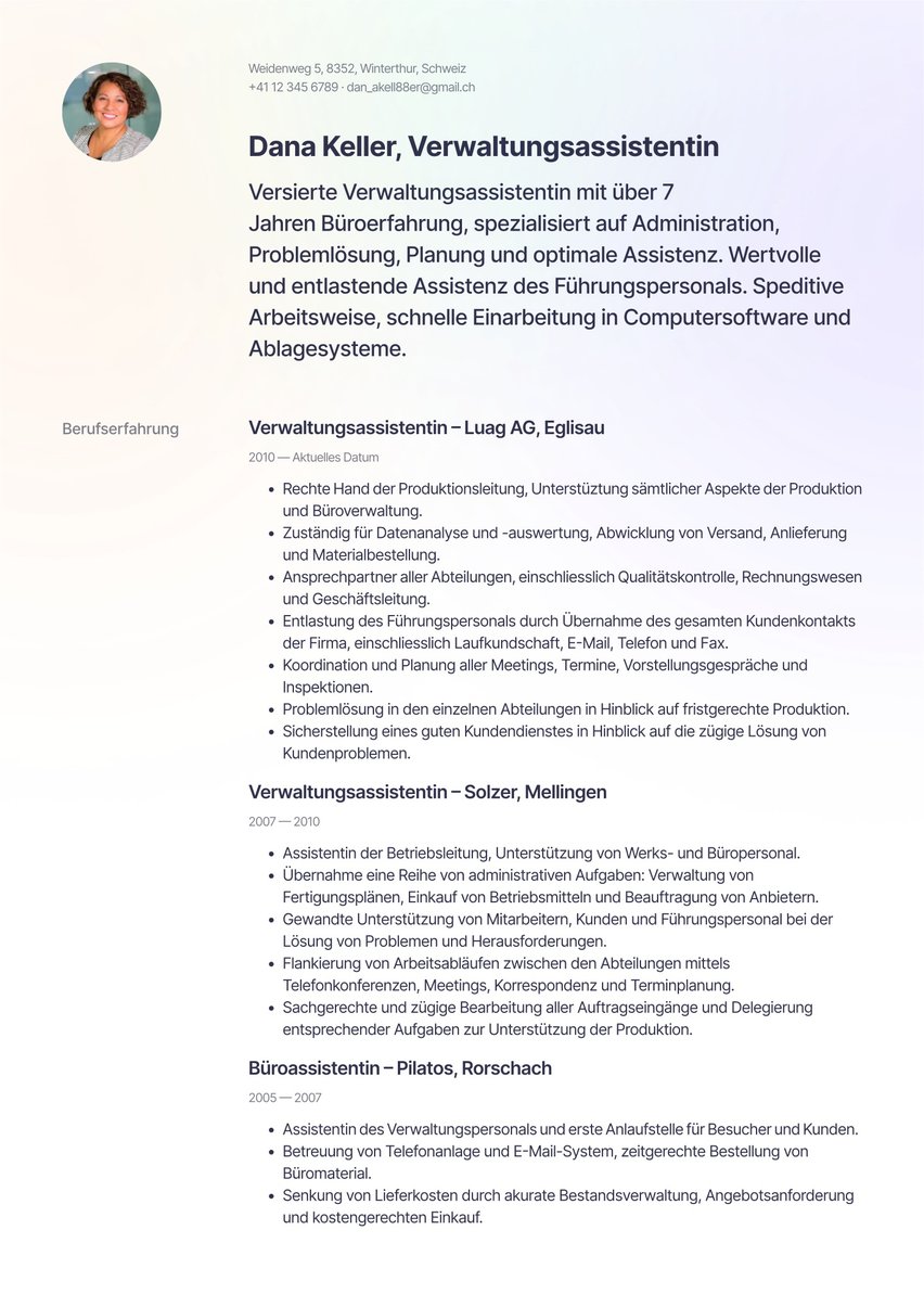 Moskau resume template