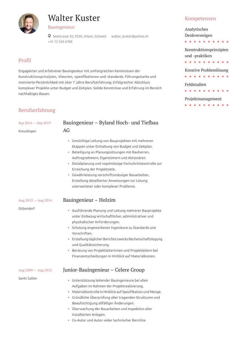 Barcelona resume template