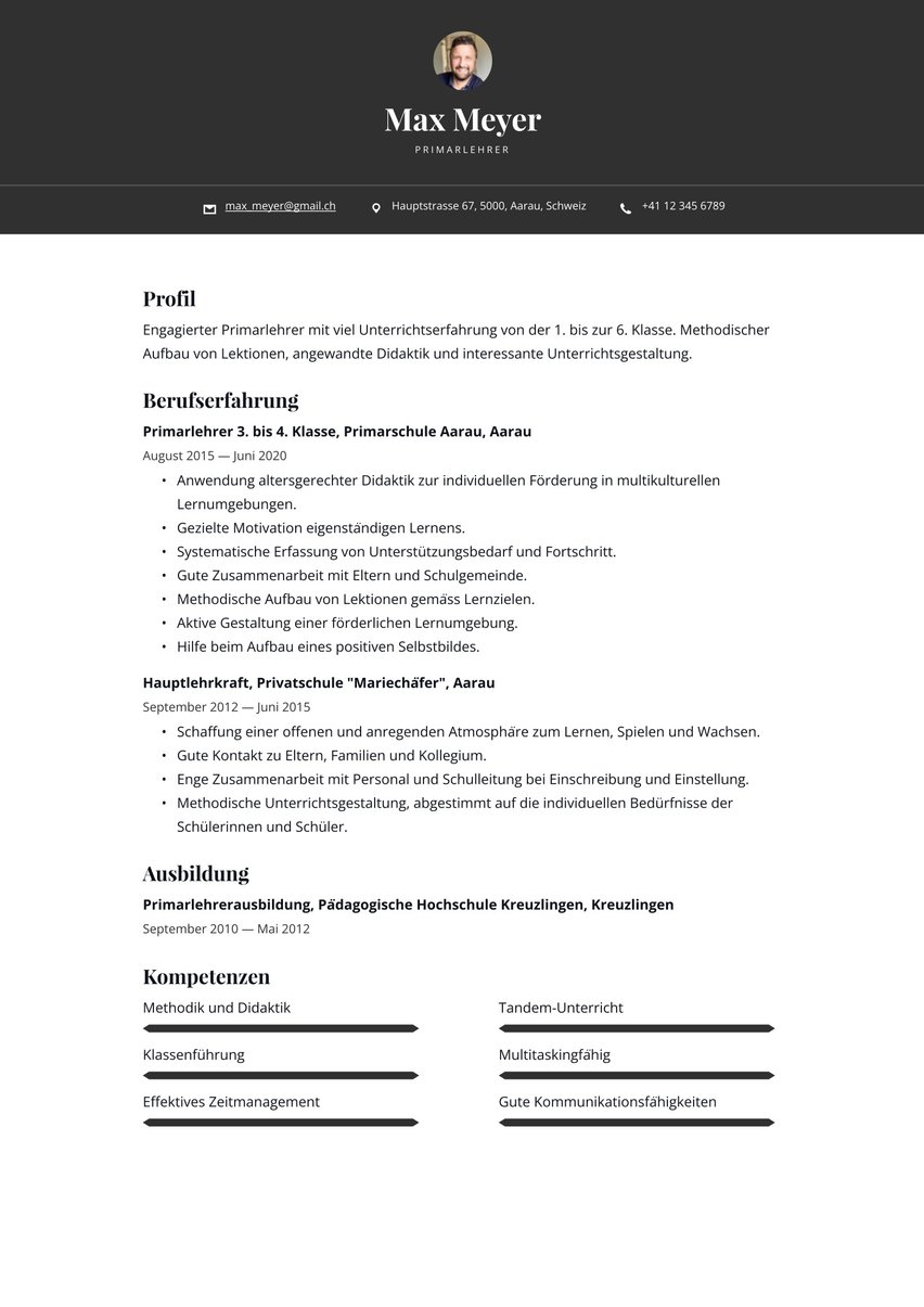 Oslo resume template