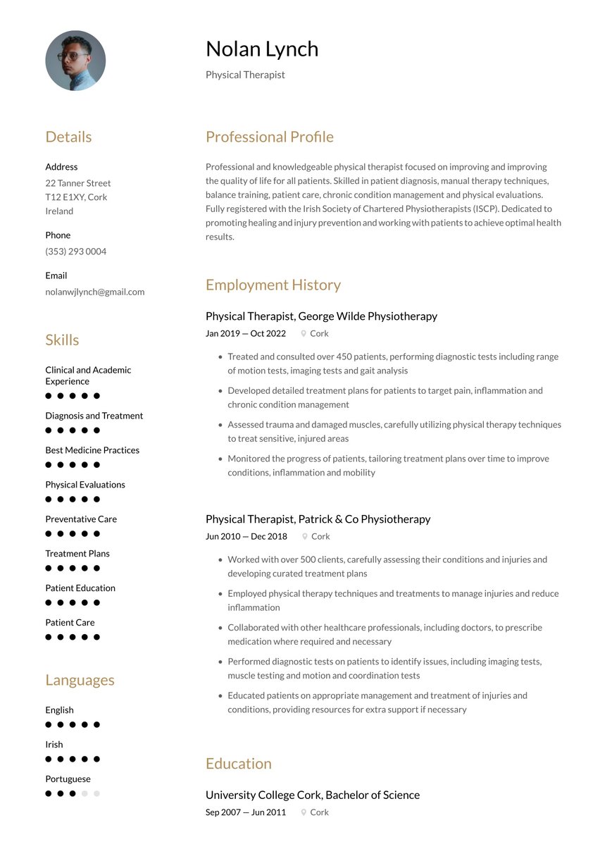 Milan resume template