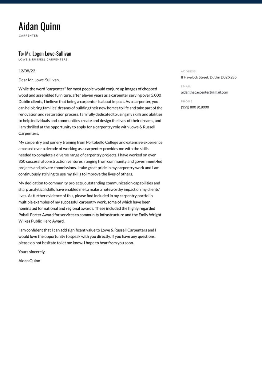 Sydney cover_letter template