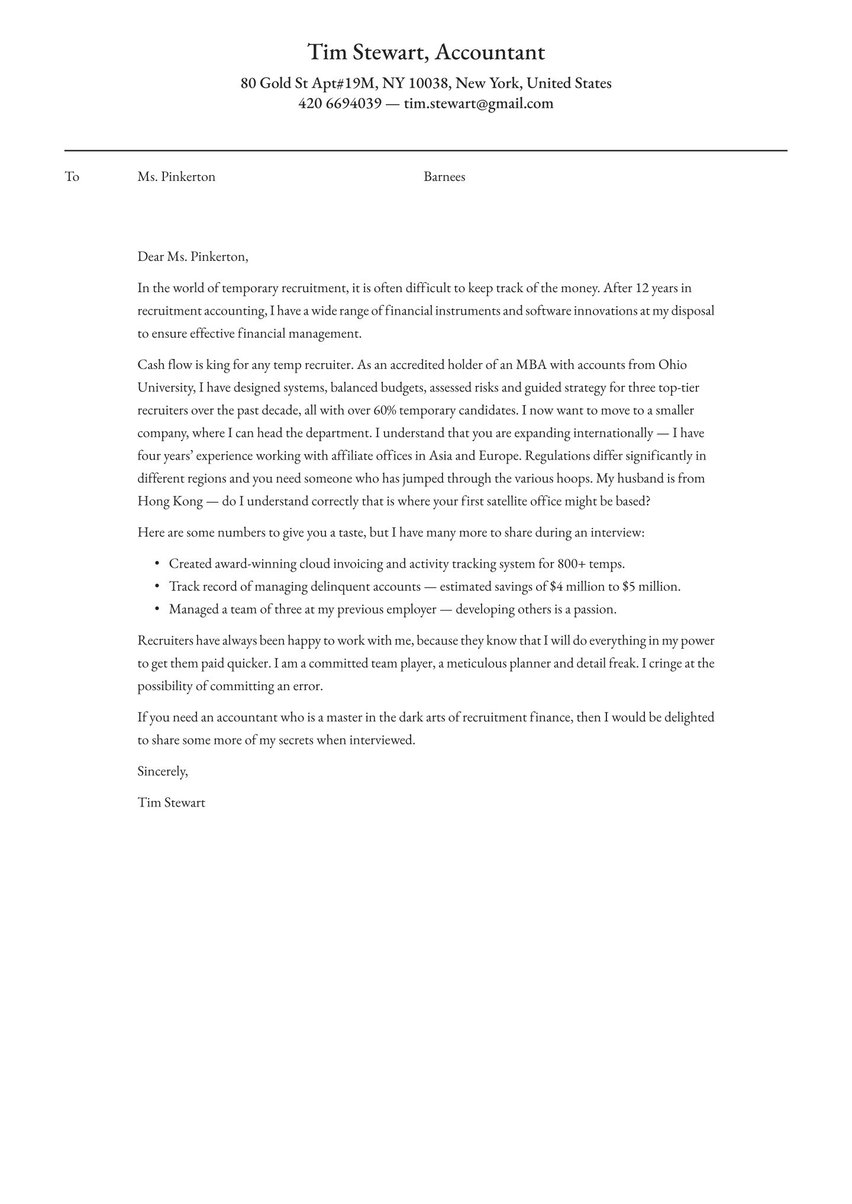 London cover_letter template
