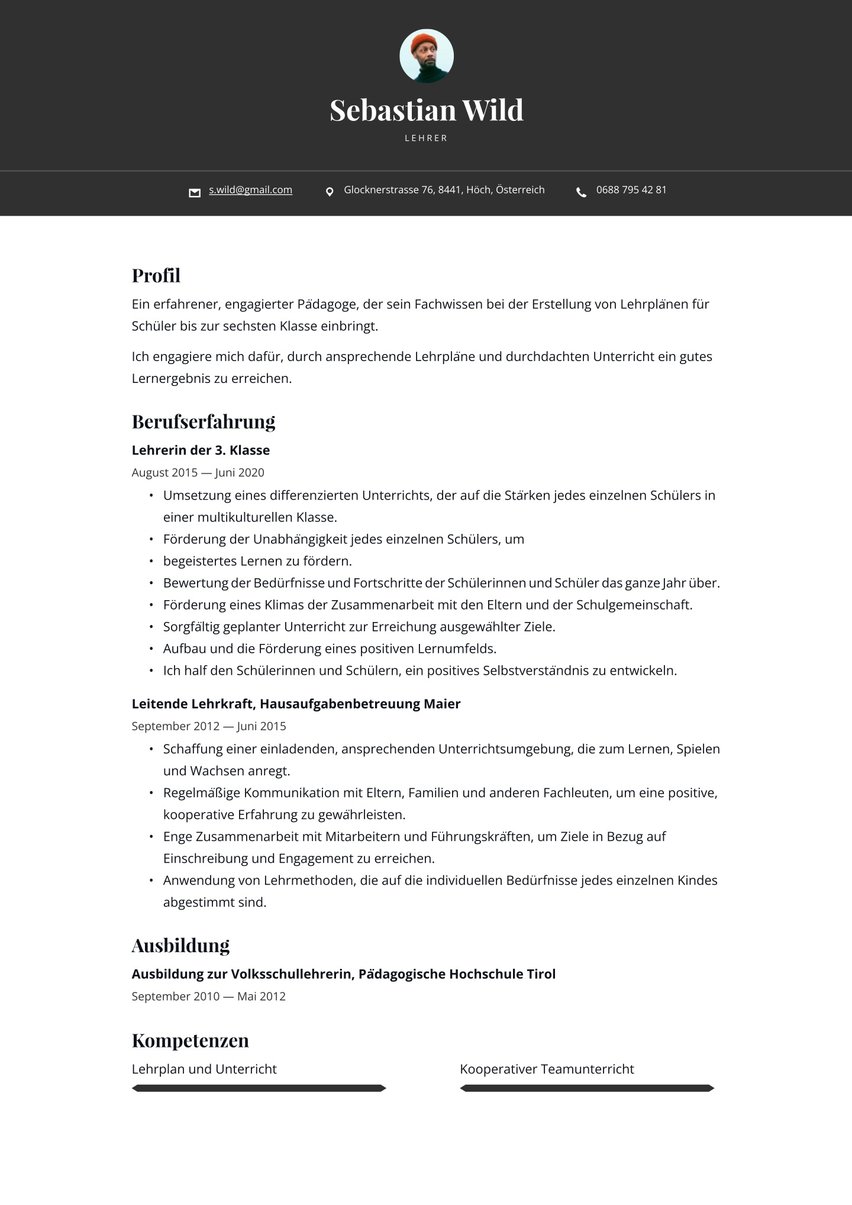 Oslo resume template