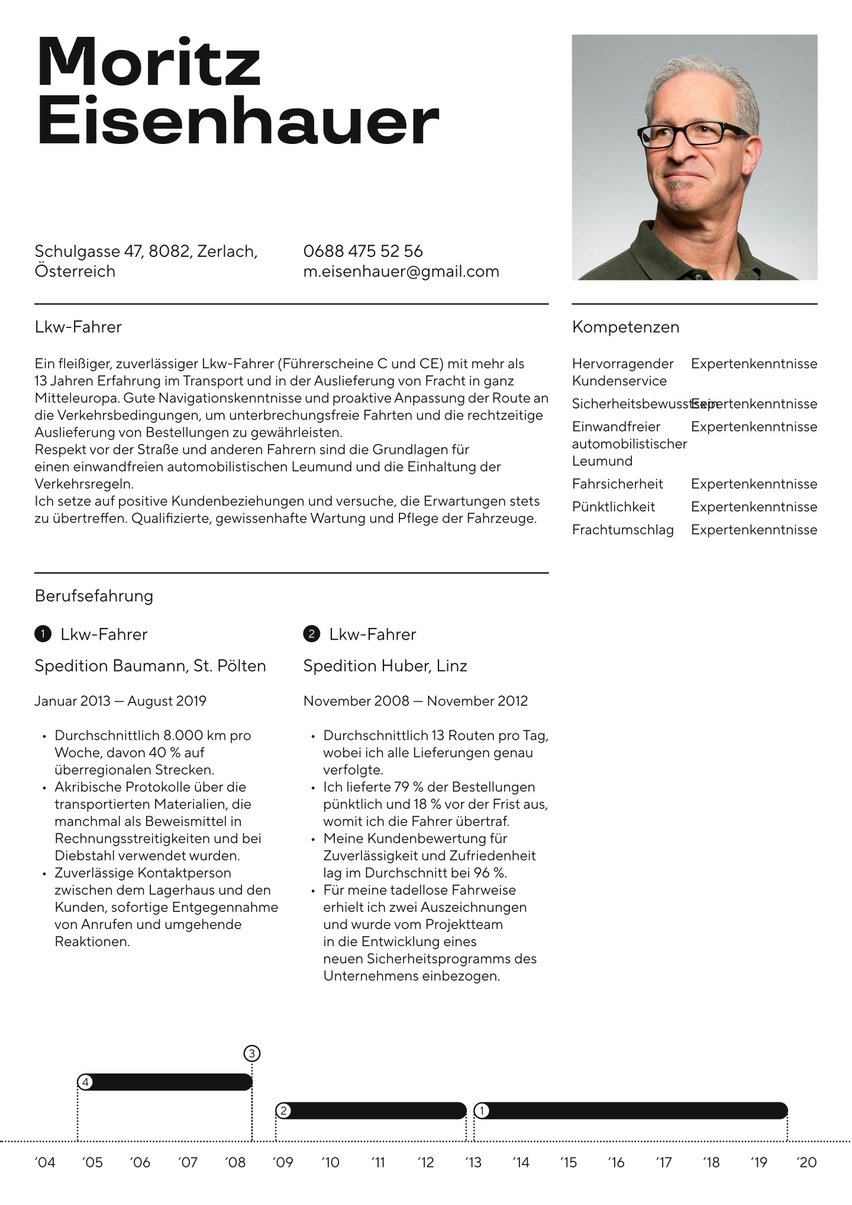 Boston resume template