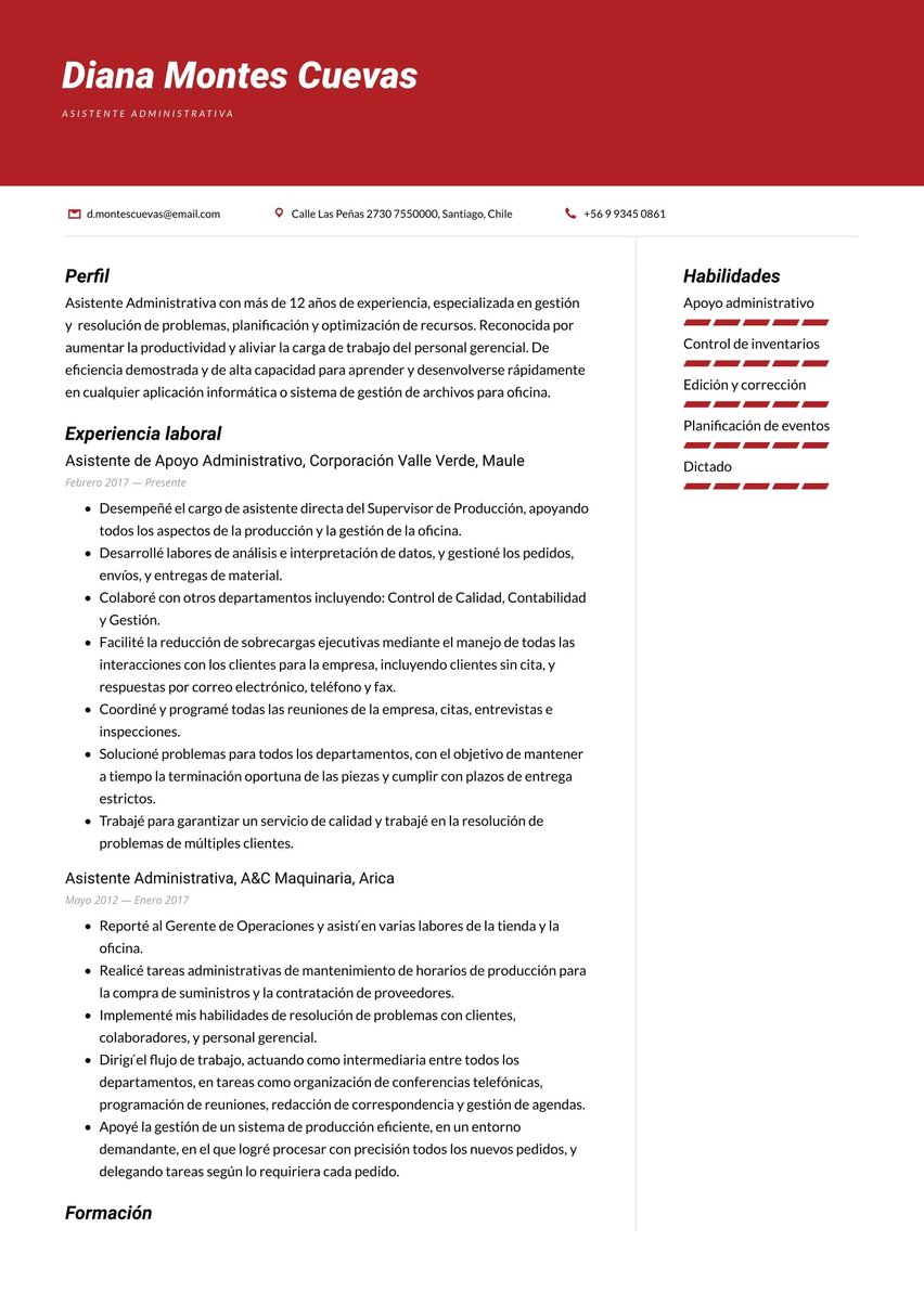 Tokio resume template