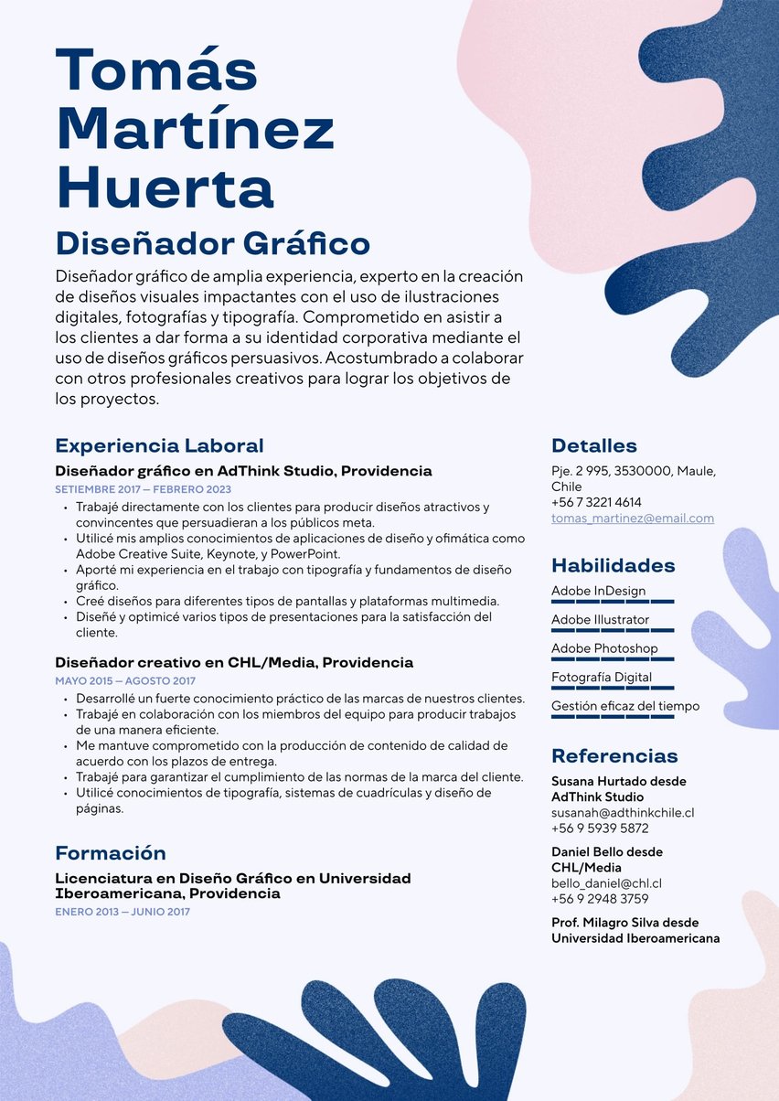 Lisboa resume template