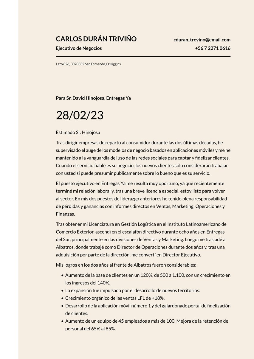 Copenhague cover_letter template