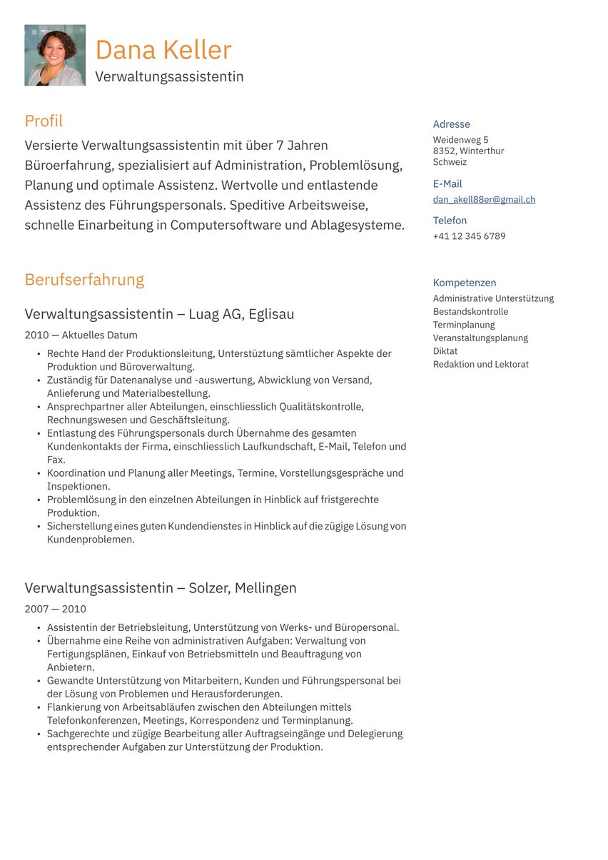 Brüssel resume template