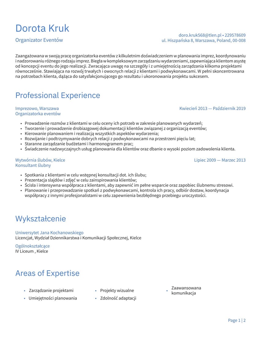 Ateny resume template
