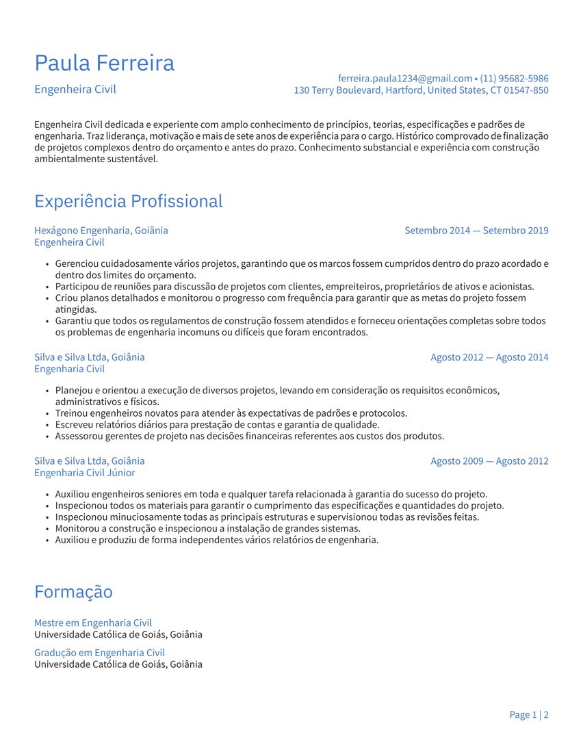 Atenas resume template