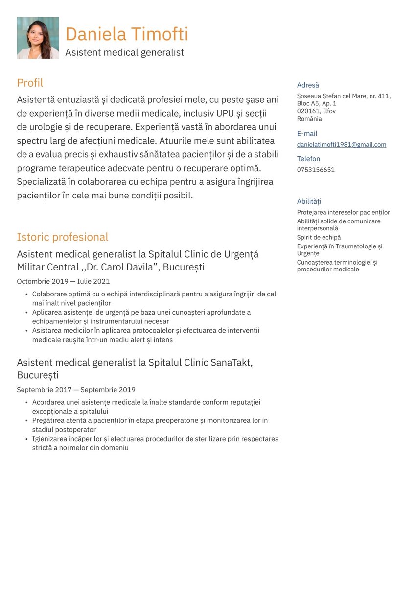 Bruxelles resume template