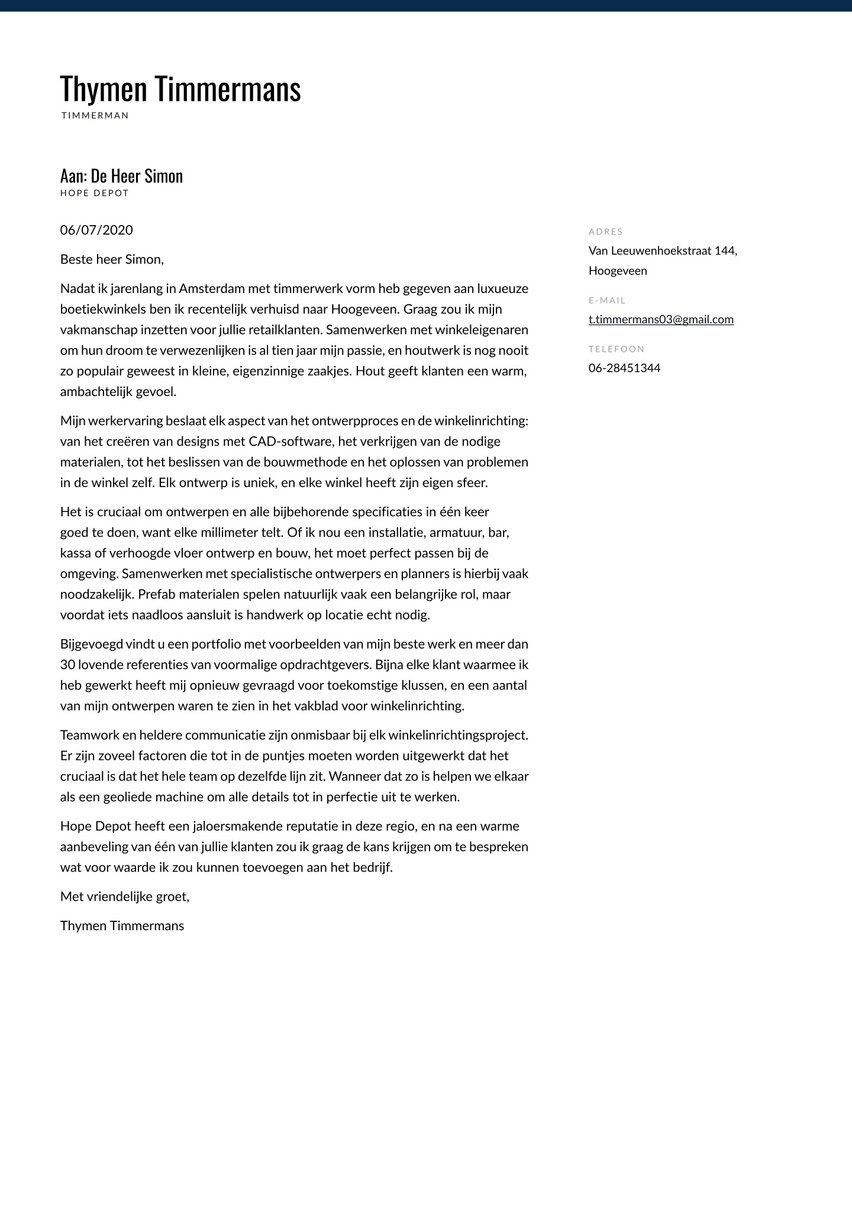 Sydney cover_letter template