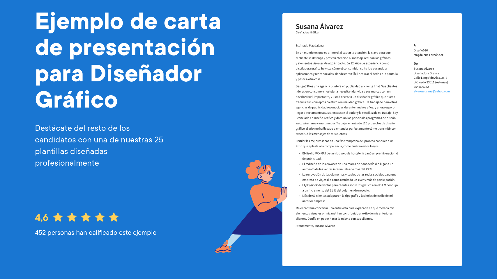 Ejemplos de carta de presentación para