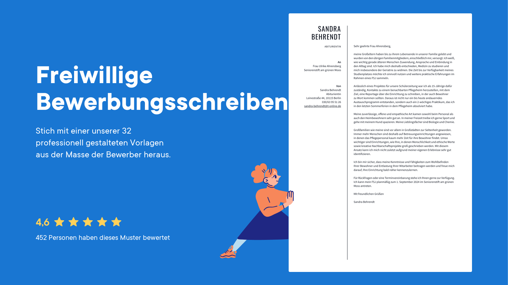 Freiwilliges Soziales Bewerbung Fsj Muster