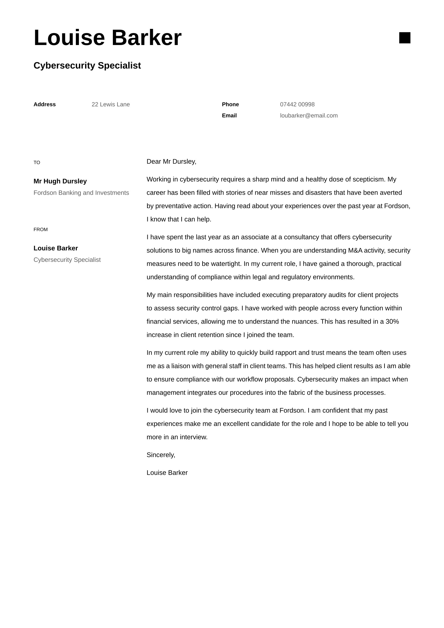 Cybersecurity Resume And Cover Letter Tips And Tricks Uk photo