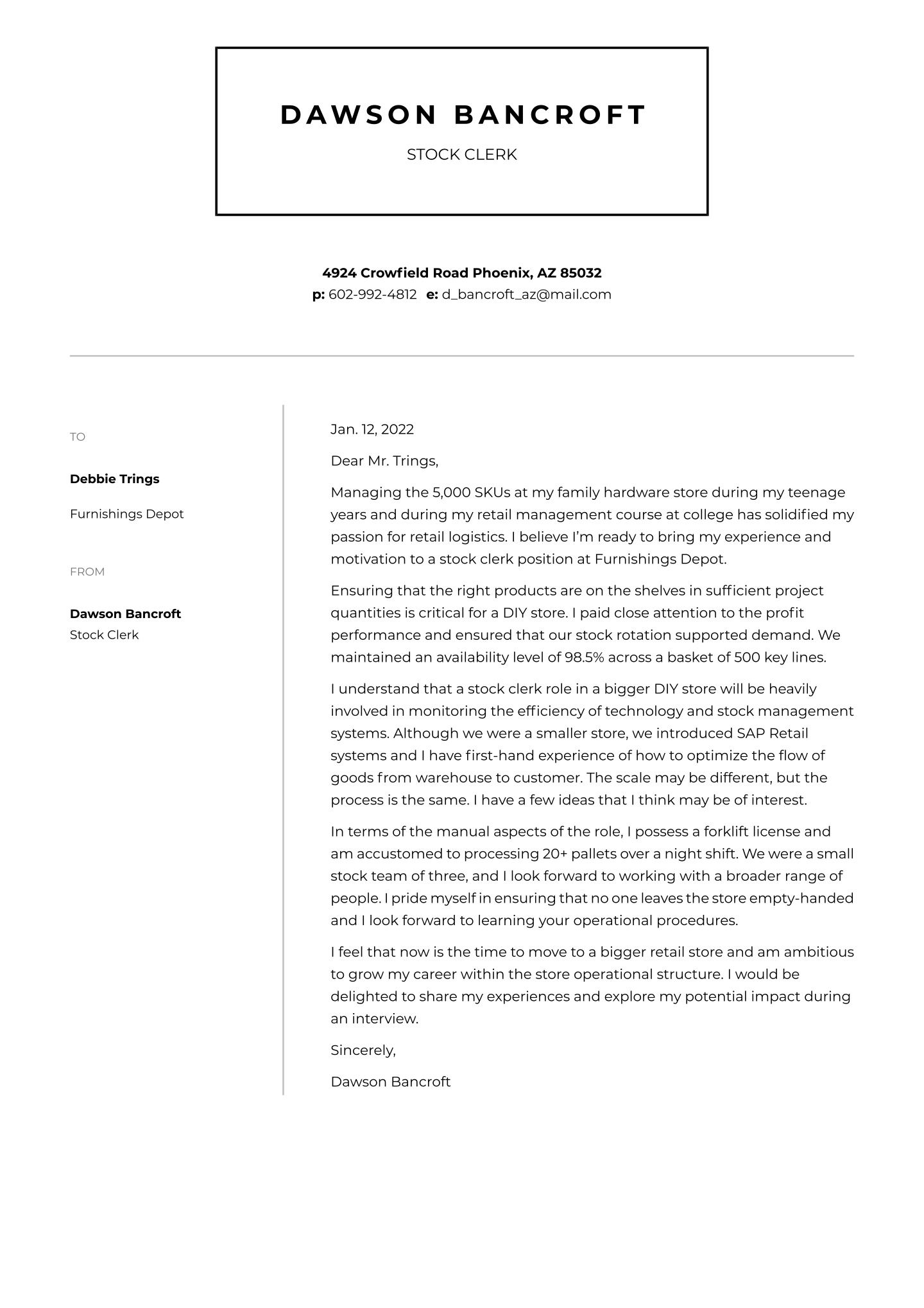 Clerk Cover Letter Front Desk Cover Letter Examples, Samples