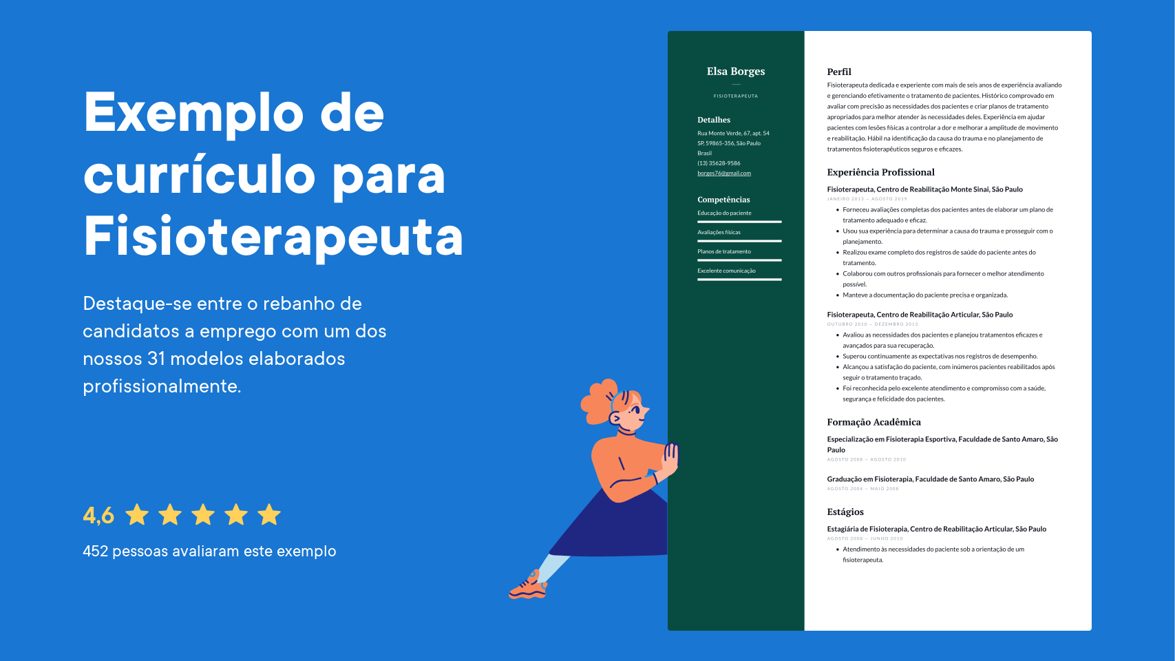 Modelo De Curriculum Vitae Para Fisioterapeutas