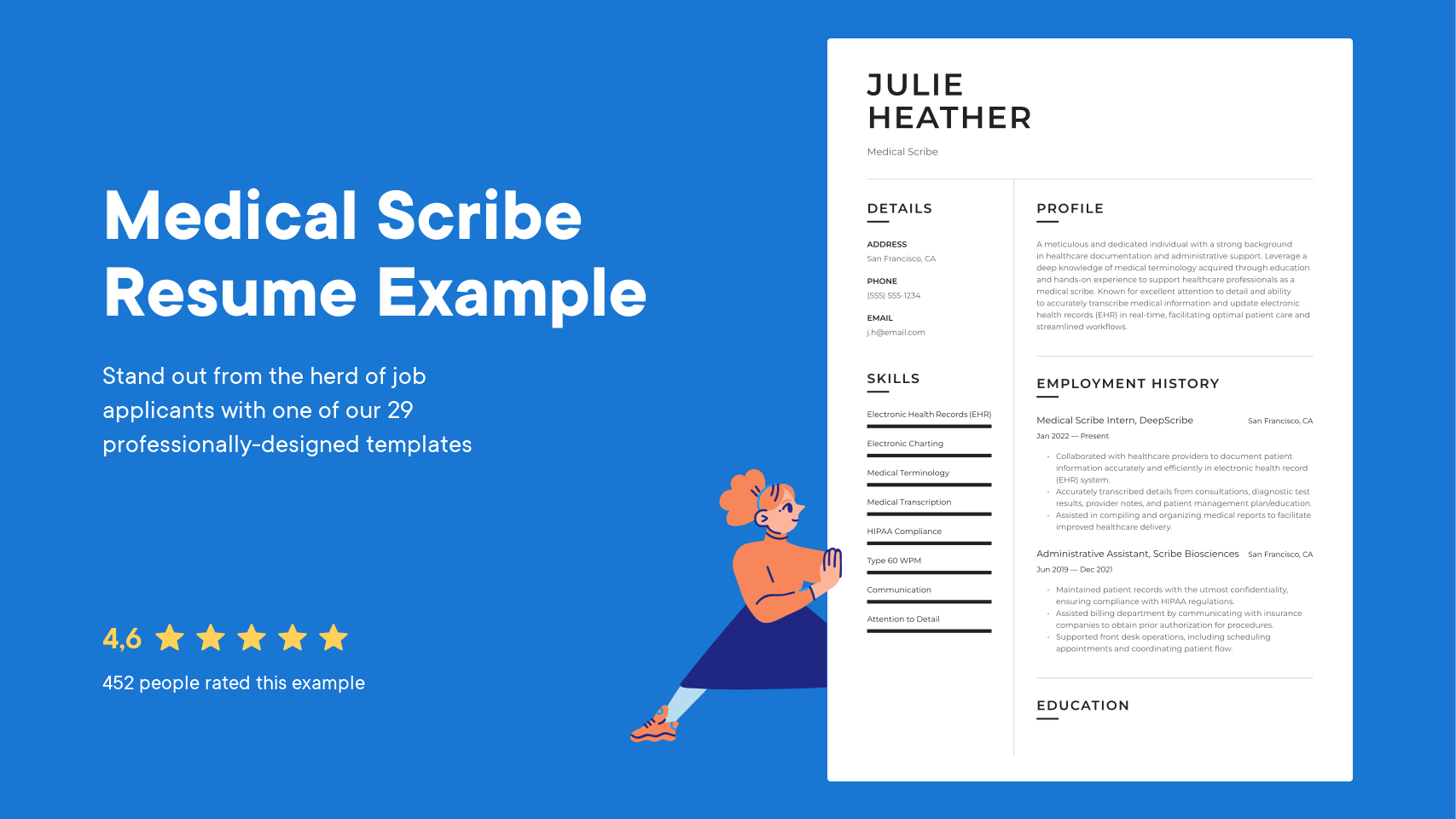 Medical Scribe Resume Examples - Medical Scribe Resume Examples 