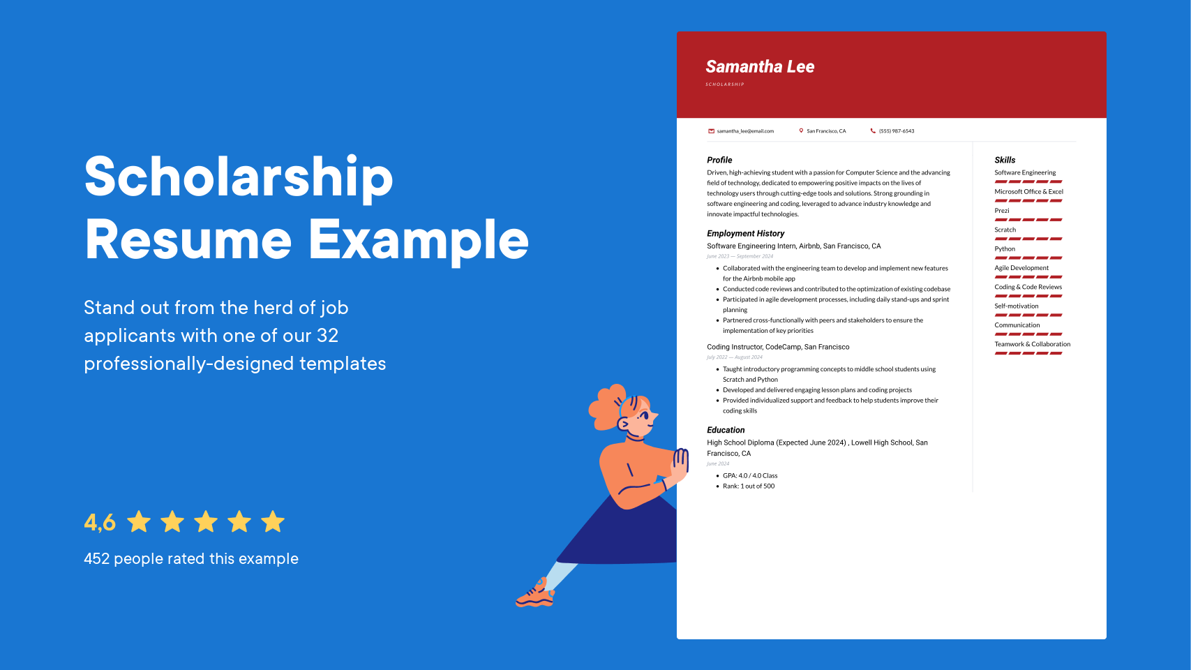 Scholarship Resume Examples amp Templates - Scholarship Resume Examples 