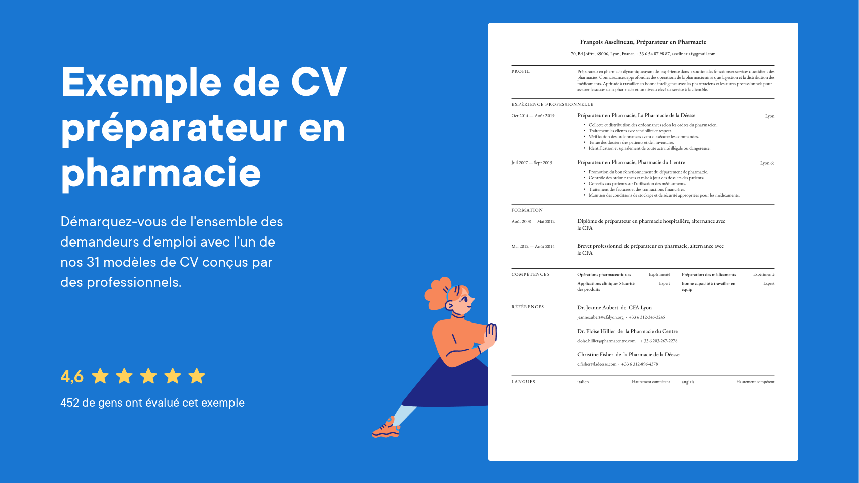 Lettre De Motivation Préparateur En Pharmacie Hospitalière Débutant Exemples de CV Préparateur en Pharmacie: CV exemples et Guide