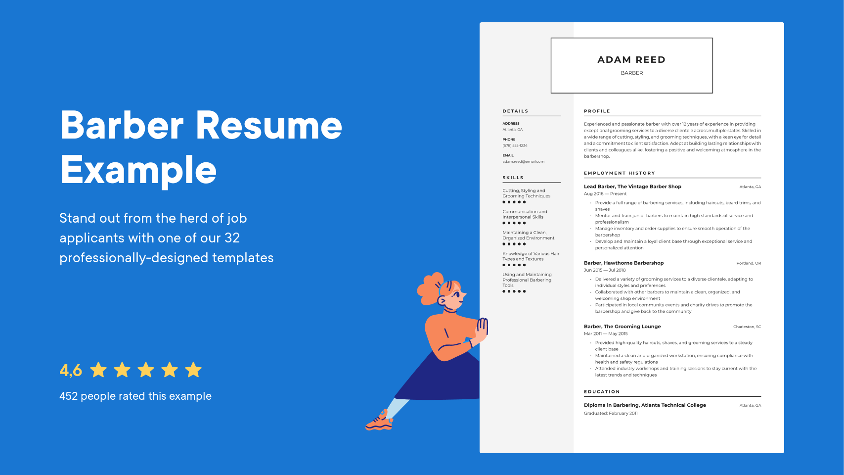 Barber Resume Examples amp Templates - Barber Resume Examples