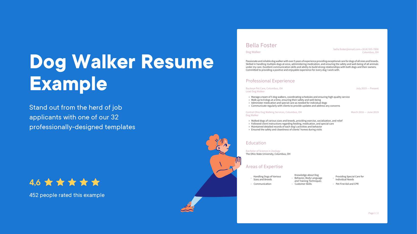 Dog Walker Resume Examples amp Templates - Dog Walker Resume Examples(2) 